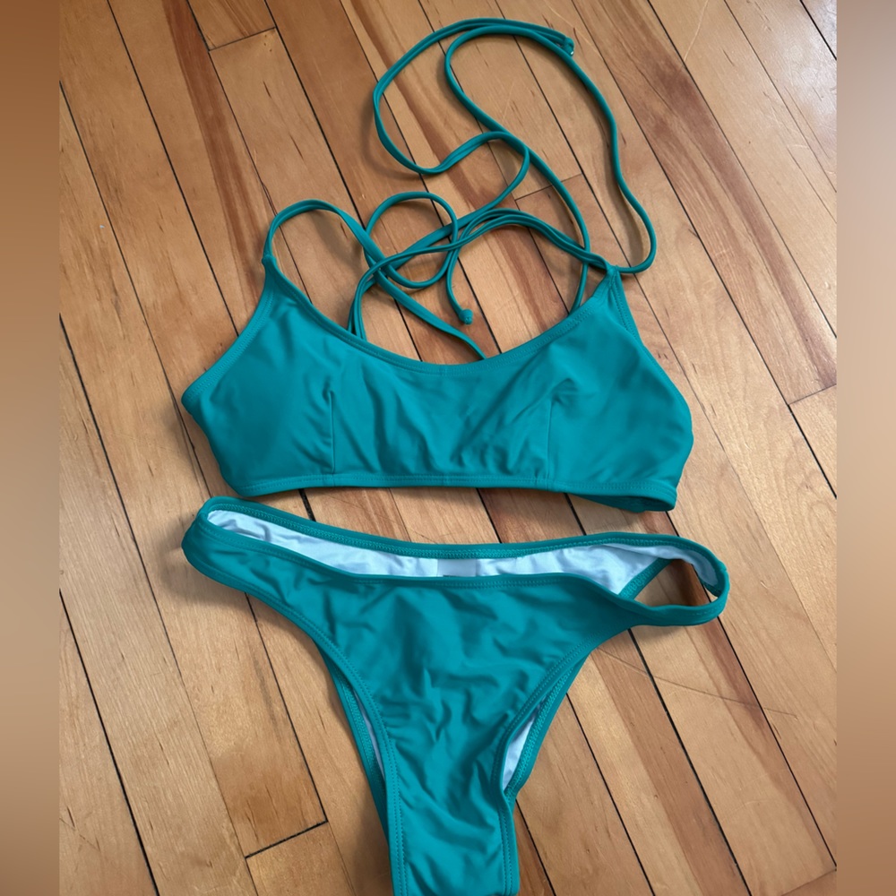 Green bikini set size small
